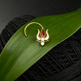 ⁠Trishul Tilak Nose Pin