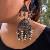 Banjara Pearl Long Jhumkis