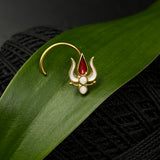 ⁠Trishul Tilak Nose Pin