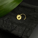 ⁠Phool Rangoli Nose Pin