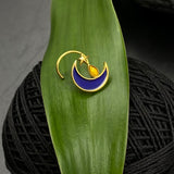 ⁠Moon Diya Nose Pin