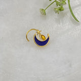 ⁠Moon Diya Nose Pin