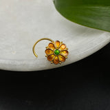 ⁠Marigold Bloom Nose Pin