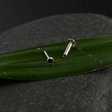 Tiny Black Nose Pin