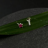 Hot Pink Star Nose Pin