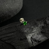 Tiny Green Star Nose Pin