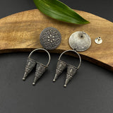 Silver Bouquet Earrings