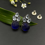 Violet & Stones Ear Studs