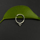 Tiny Dotted Septum Ring
