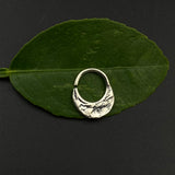 Intricate Moon Septum Ring