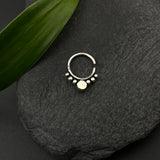 New Turq Bead Septum Ring