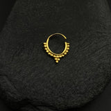 Intricate Septum Ring (gold plated)