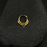 Lil Heart Septum Ring (gold plated)