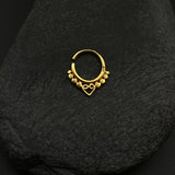 Lil Heart Septum Ring (gold plated)