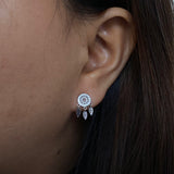 Zircon Dreamcatcher Earrings