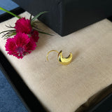 Crescent Moon Nose Pin (gold plated)