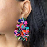 Neon Confetti Earrings