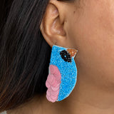 Blue Birdie Earrings