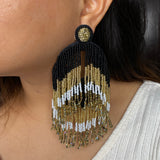 Black To Gold Ombre Ringlets