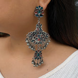 Multi Coloured Banjaran Earrings