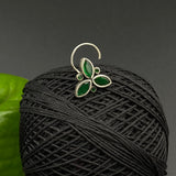 Emerald Triangle Nose Pin