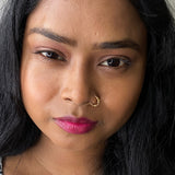 Golden Beads Nose Ring