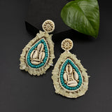 Turq & Shell Earrings