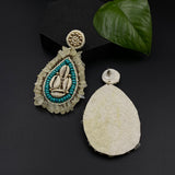 Turq & Shell Earrings