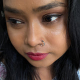 Spiral & Bead Nose Ring