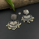 Antique Lotus Earrings