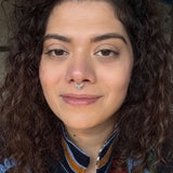 Turquoise Bead Septum Ring (Pierced)