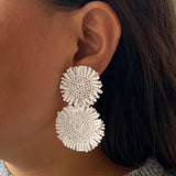 Boho Vibe Earrings (white)