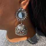 Classic Mirror Jhumkis