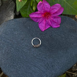 Tiny Silver String Ring