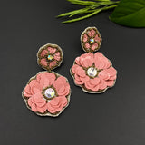Salmon Sequins Earrings