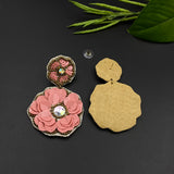 Salmon Sequins Earrings
