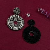Silver Beads Ringlet Earrings