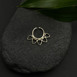 Flower Petals Septum Ring