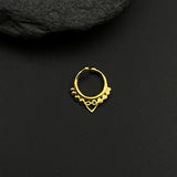 Gold Plated Heart Septum Ring