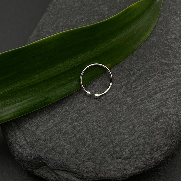 Sepp Ring Classic Silver Septum Ring (clip-on) – Gypsy Maal