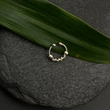 Spiral & Beads Septum Ring