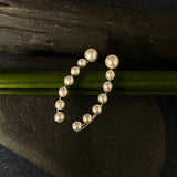 Pearl String Crawler Earrings