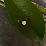 Small Silver Lunar Nose Pin(5mm)