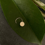 Small Silver Lunar Nose Pin(5mm)