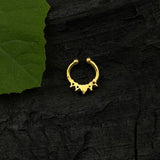 Zircon Septum Clip-on(Gold Plated)