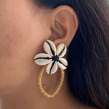 Shell & Cane Earrings
