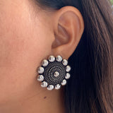 Antique Round Ear Studs