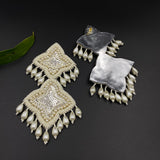 Pearl Dust Earrings (double layered)