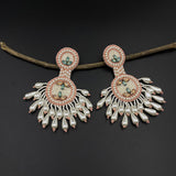 Powder Pink & Pearl Dust Earrings