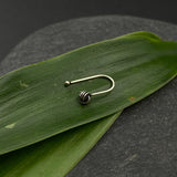 Tiny Silver Knot Clip-on